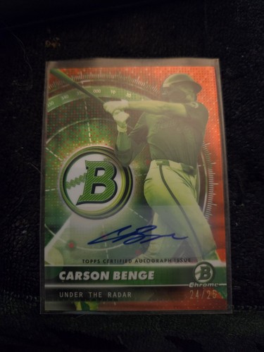 2026 bowman chrome carson - bowman,
