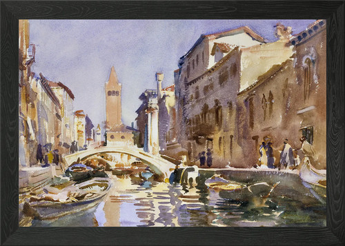 Quadro acquerello canale
