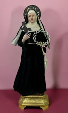 Santa  Rita da Cascia 43 cm statua Vestita devozionale Monaca agostiniana