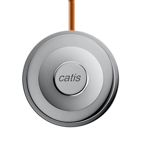 Catis pulsante incasso ottone - catis,