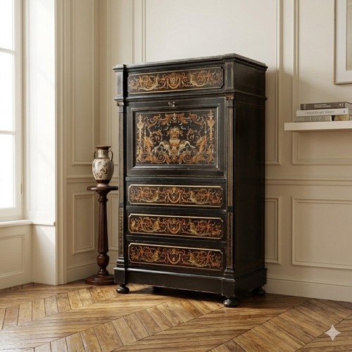 Secrétaire antico mogano - secrétaire,