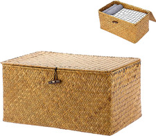 Cesto Portaoggetti in Rattan