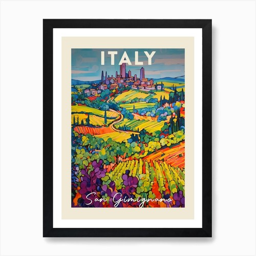 Quadro san gimignano italia - san,