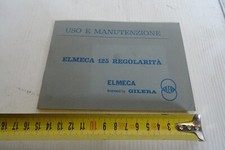 manuale uso manutenzione Elmeca 125 regolarità Gilera originale