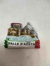 MAGNETE CALAMITA RESINA  FRIGORIFERO SOUVENIR FRIDGE MAGNET  VALLE D AOSTA
