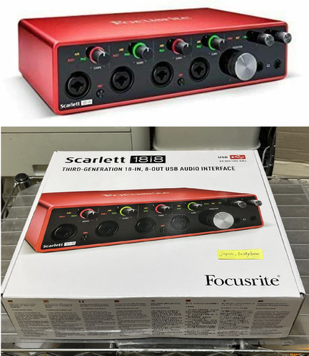 Focusrite scarlett 18i8 - focusrite,