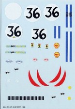 Decal 1/43 Ferrari Dino 206S