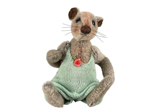 Artista peluche topo - 14, cm.