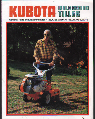 Kubota walk behind - kubota,