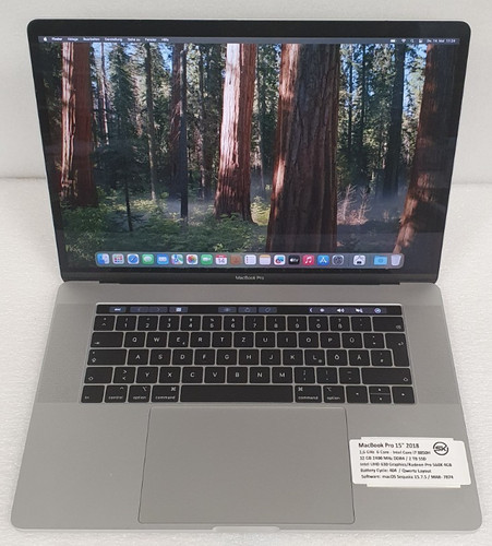Apple macbook pro - 15, 2018