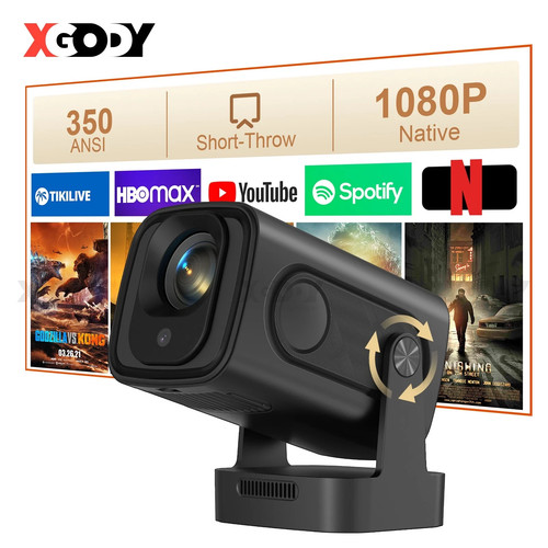 Proiettore smart android tv - 4k,