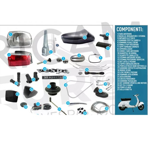 Nuovo kit restauro accessori - kit,