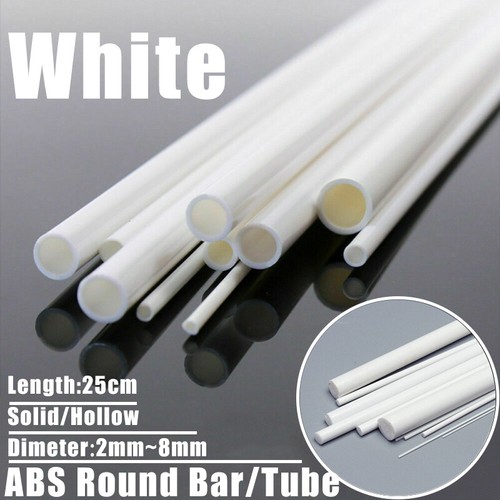Tubo plastica abs bianco - abs,