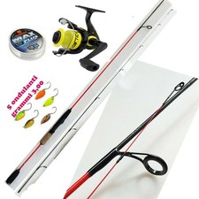 Canna Pesca Trout Area Spinning Trota Artificiali Spoon Trabucco Filo Mulinello 