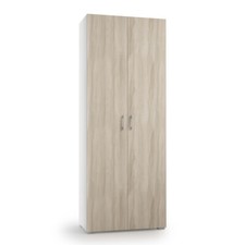 ARMADIO SCARPIERA MULTIUSO DISPENSA SCAFFALE ANTE L73xP35xH195 CM COMPOS OLMO