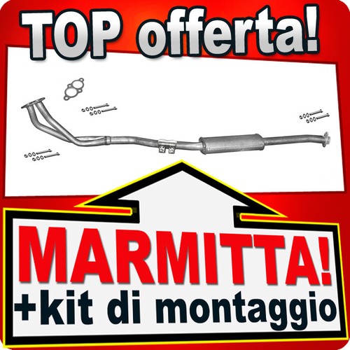 Centrale scarico per bmw 3 - centrale,