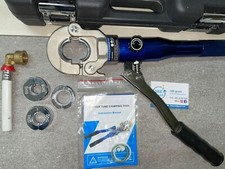 Pressatrice Pressa multistrato Pex idraulica ERGAL th 16 20 26 32 tubo + Guanti