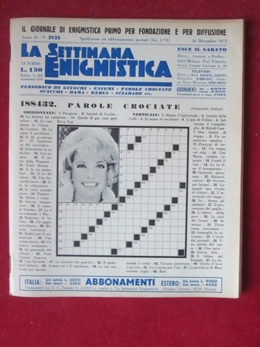 Settimana enigmistica 2125 - enigmistica,