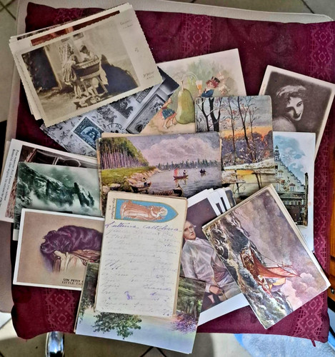 Lotto cartoline illustrate - 50,