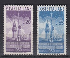 Italia 1950 radiodiffusione - italia,