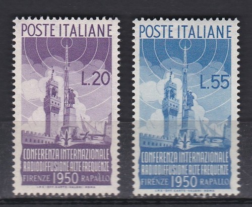 Italia 1950 radiodiffusione - italia,