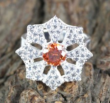 Arancione diamante solitario - arancione,