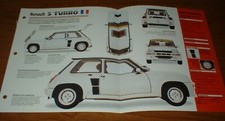 1984 RENAULT 5 TURBO 2 SPEC