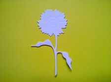 5x Girasole Fustellato - Carte, Artigianato, Primavera, Pasqua, Progetti, Poster - Bianco