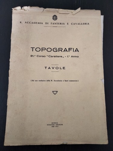 Topografia tavole 1939 corso - topografia,