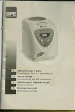 LIBRETTO ISTRUZIONI MACCHINA
