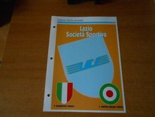 scheda CALCIO PASSIONE-emblemi-trofei-bandiere-LAZIO soceta' sportiva