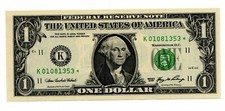 STATI UNITI BANCONOTA DA 1