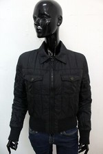 Armani Giubbotto Donna Taglia 42 Giubbino Giacca Blu Jacket Woman Logo