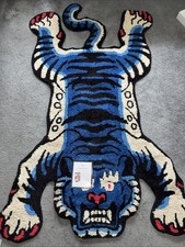 Tappeto tigre tibetana - blu -