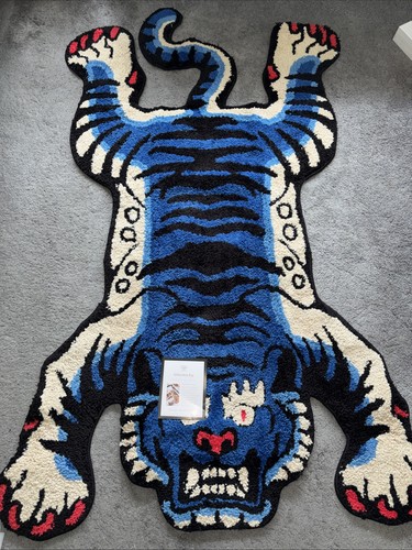 Tappeto tigre tibetana - blu,