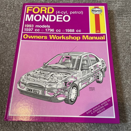 Ford mondeo 1993 - petrol, haynes