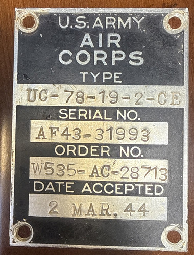 Cessna bobcat usaac army - uc-78,