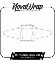 Protezione serbatoio ktm - ktm, duke
