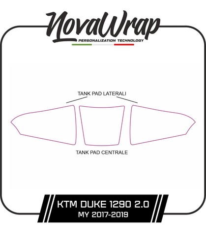 Protezione serbatoio ktm duke - protezione,