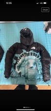 Supreme X The North Face Statua della Libertà Baltoro Giacca Nera Statue Liberty