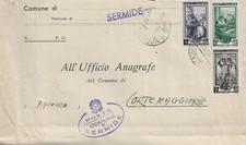 Comune di Sermide (MN) all'ufficio anagrafe di Cortemaggiore (PC) - 1952