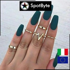 Set di 5 Anelli Donna