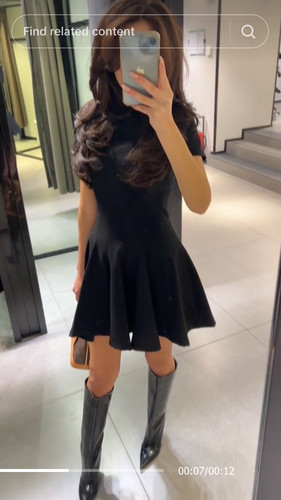 Abito corto zara - zara, con