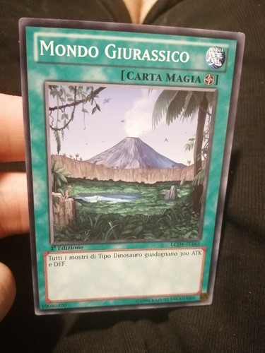 Carta yugioh mondo giurassico - carta,