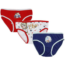 SET 3 MUTANDINE NATALE FROZEN II DISNEY SLIP BAMBINA 2/8 ANNI100% CO - VH3073