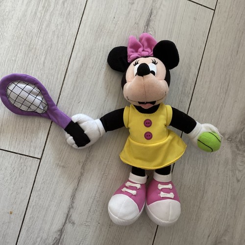 Peluche minnie mouse tennis - minnie,