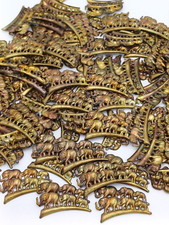 COMPONENTI PER DECOUPAGE , FAI DA TE , FREGI OTTONE   ELEFANTI 90 PZ