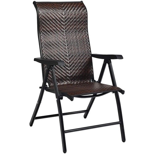 Sedia pieghevole rattan - in,