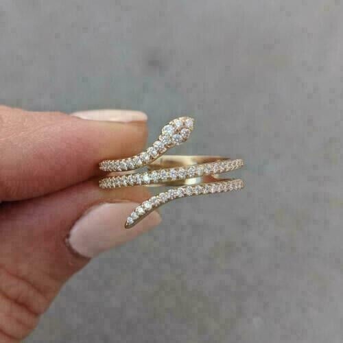 Anello donna serpente - , diamante