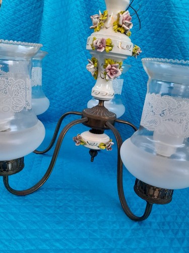 Lampadario capodimonte - lampadario,